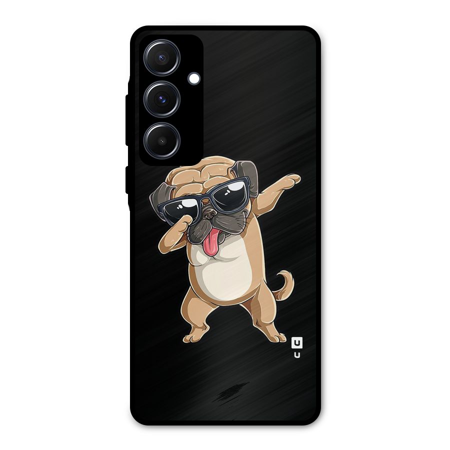 Dab Cool Dog Metal Back Case for Galaxy A55