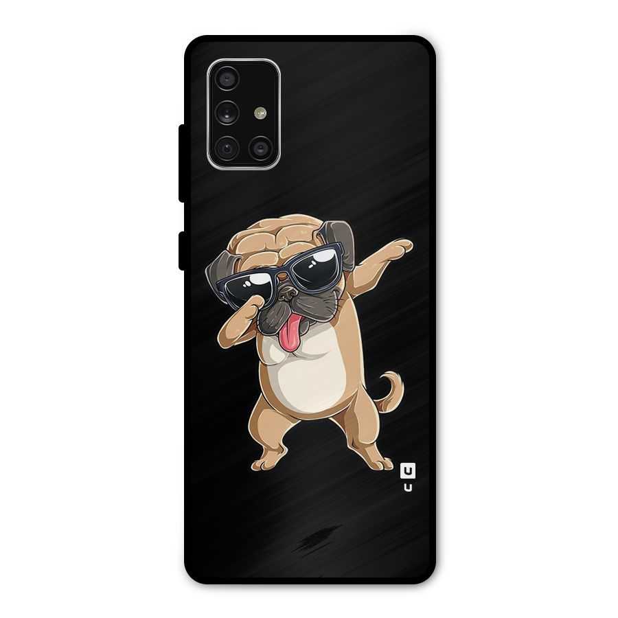 Dab Cool Dog Metal Back Case for Galaxy A71