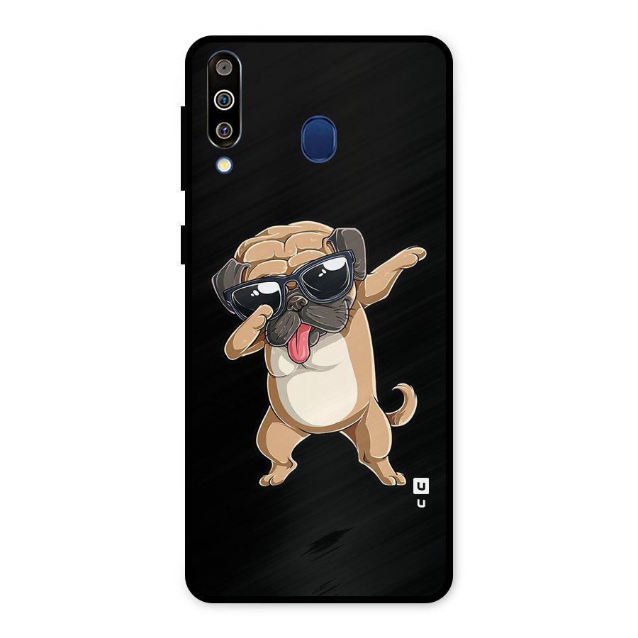 Dab Cool Dog Metal Back Case for Galaxy M30