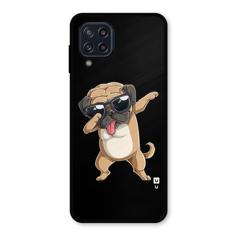 Dab Cool Dog Metal Back Case for Galaxy M32