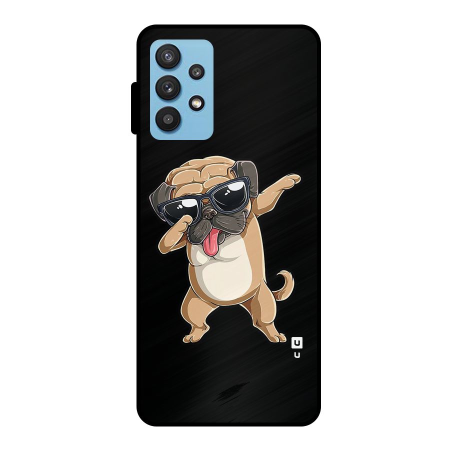 Dab Cool Dog Metal Back Case for Galaxy M32 5G