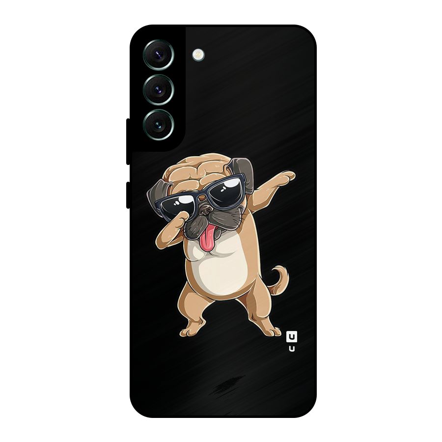 Dab Cool Dog Metal Back Case for Galaxy S22 Plus 5G