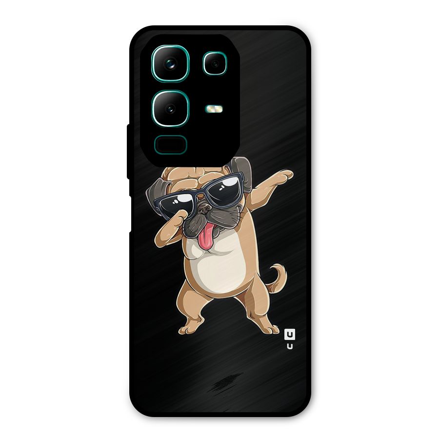 Dab Cool Dog Metal Back Case for Infinix Note 50x