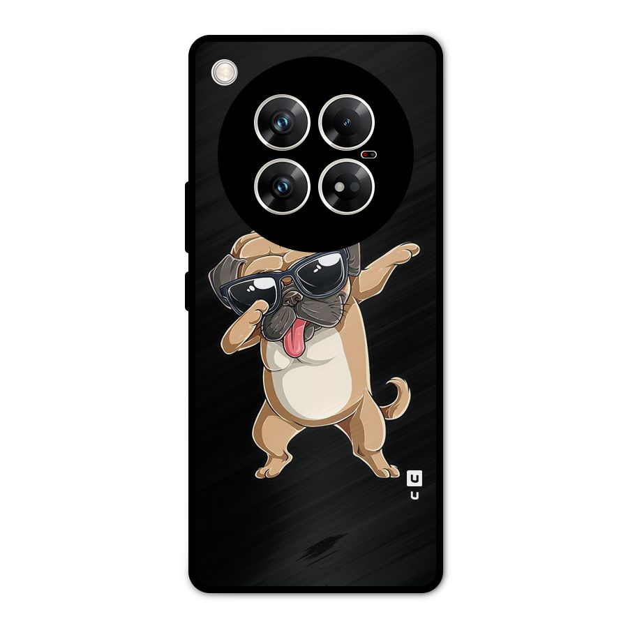 Dab Cool Dog Metal Back Case for Infinix Zero 40 5G