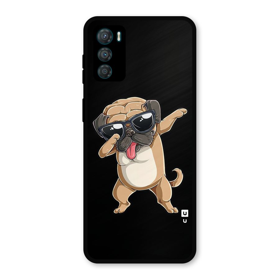 Dab Cool Dog Metal Back Case for Moto G42