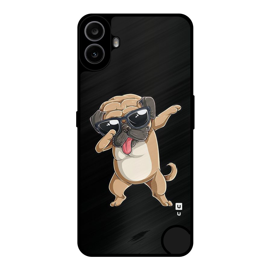 Dab Cool Dog Metal Back Case for Nothing CMF Phone 1