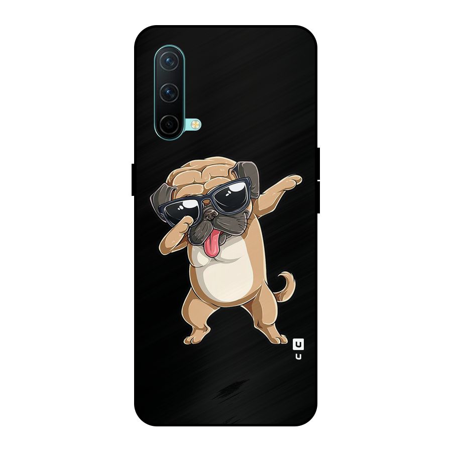 Dab Cool Dog Metal Back Case for OnePlus Nord CE 5G