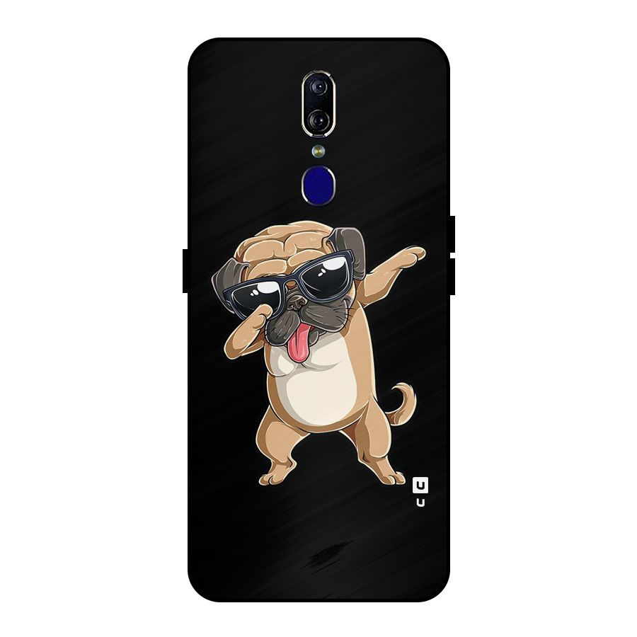 Dab Cool Dog Metal Back Case for Oppo F11