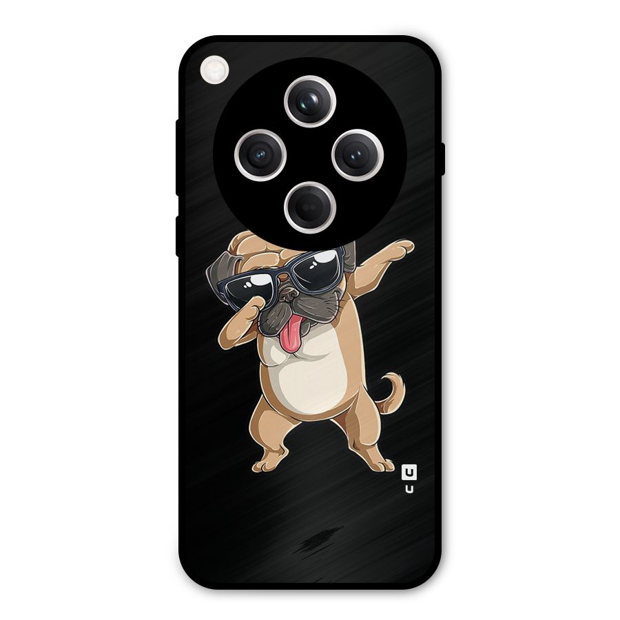 Dab Cool Dog Metal Back Case for Oppo Find X8
