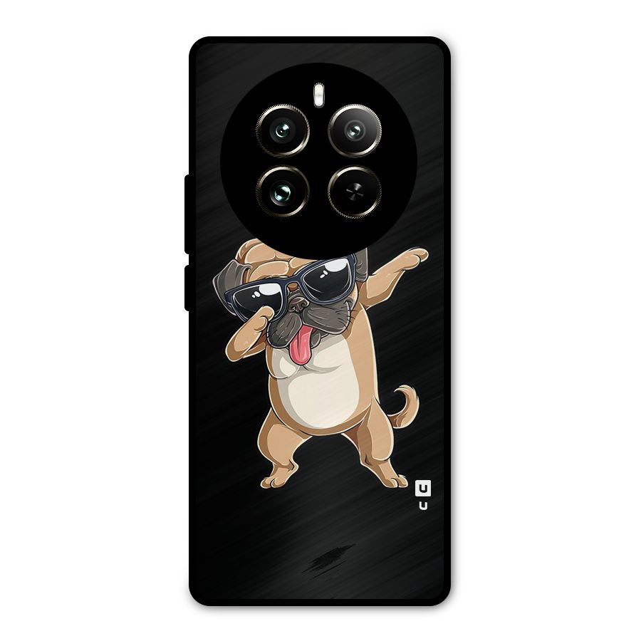 Dab Cool Dog Metal Back Case for Realme 12 Pro