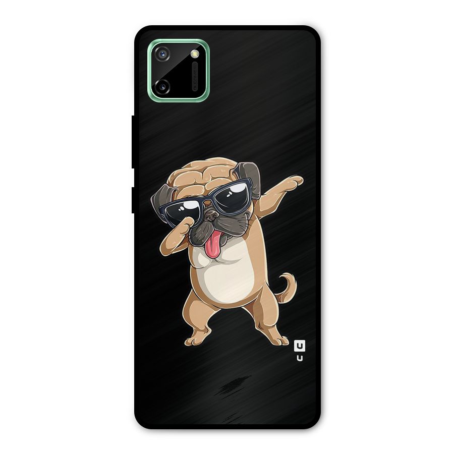 Dab Cool Dog Metal Back Case for Realme C11