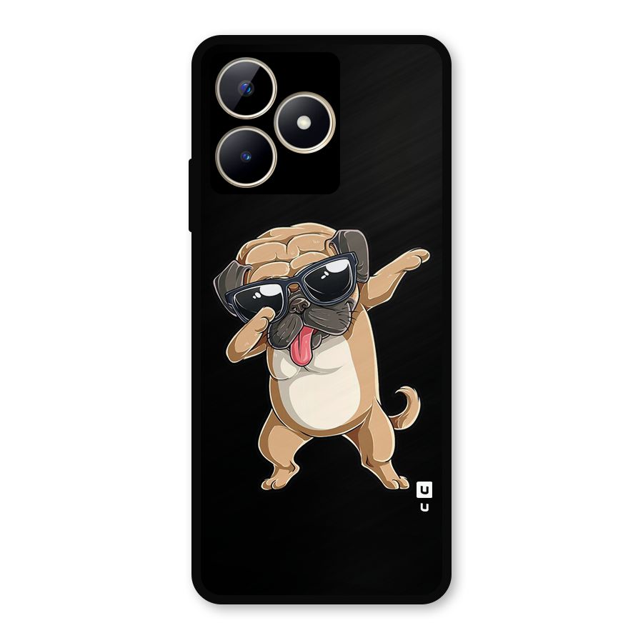 Dab Cool Dog Metal Back Case for Realme C53
