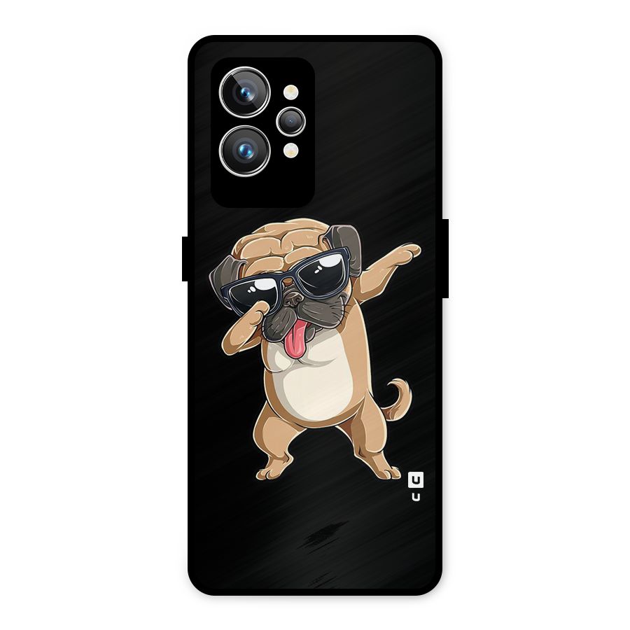 Dab Cool Dog Metal Back Case for Realme GT2 Pro
