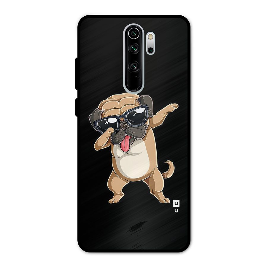 Dab Cool Dog Metal Back Case for Redmi Note 8 Pro