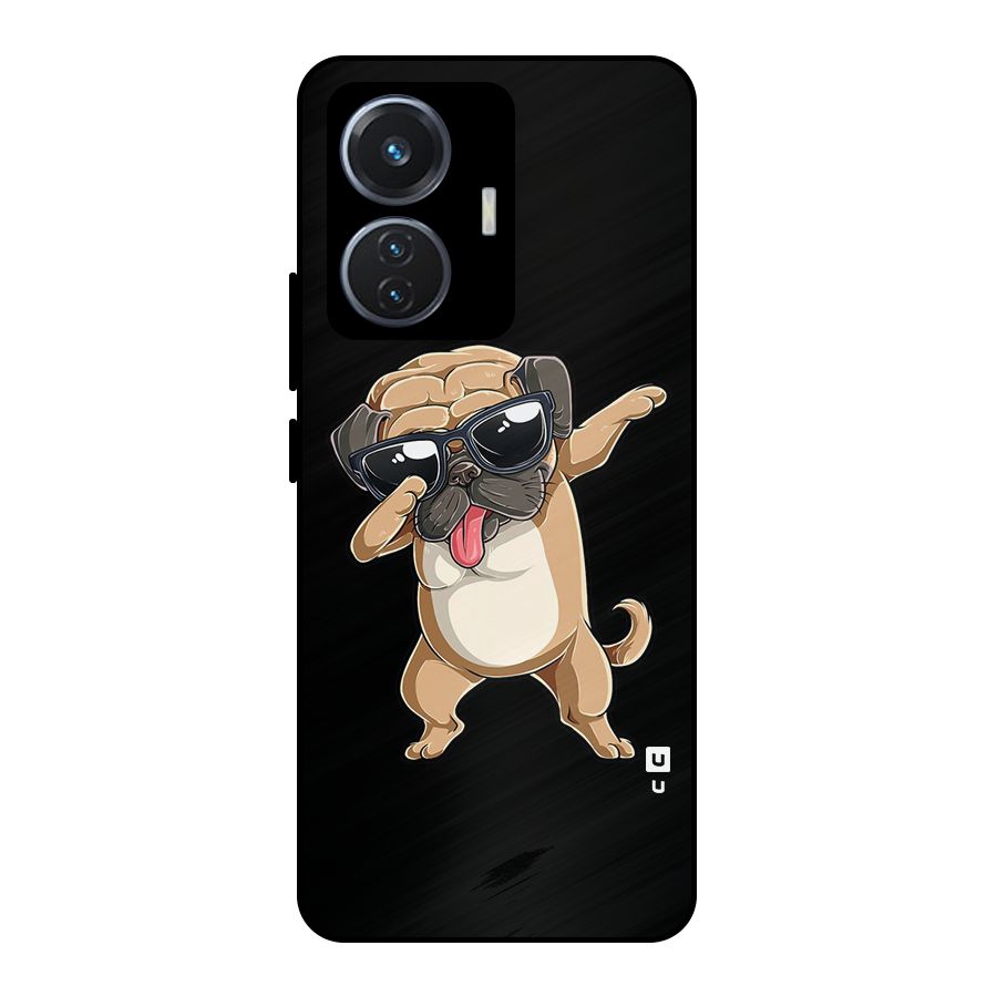 Dab Cool Dog Metal Back Case for Vivo T1 44W