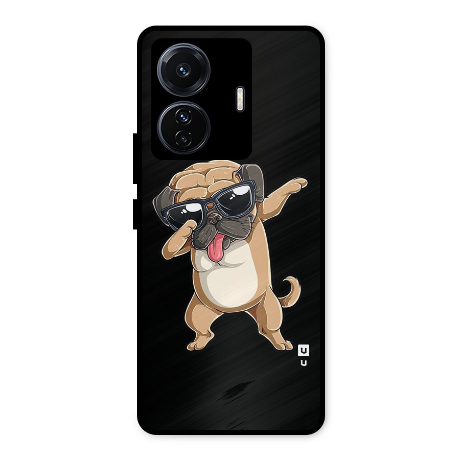 Dab Cool Dog Metal Back Case for Vivo T1 Pro