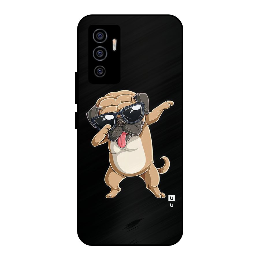 Dab Cool Dog Metal Back Case for Vivo V23e
