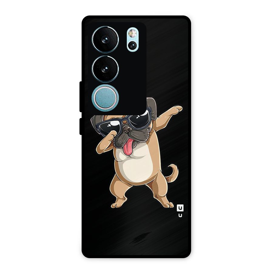 Dab Cool Dog Metal Back Case for Vivo V29
