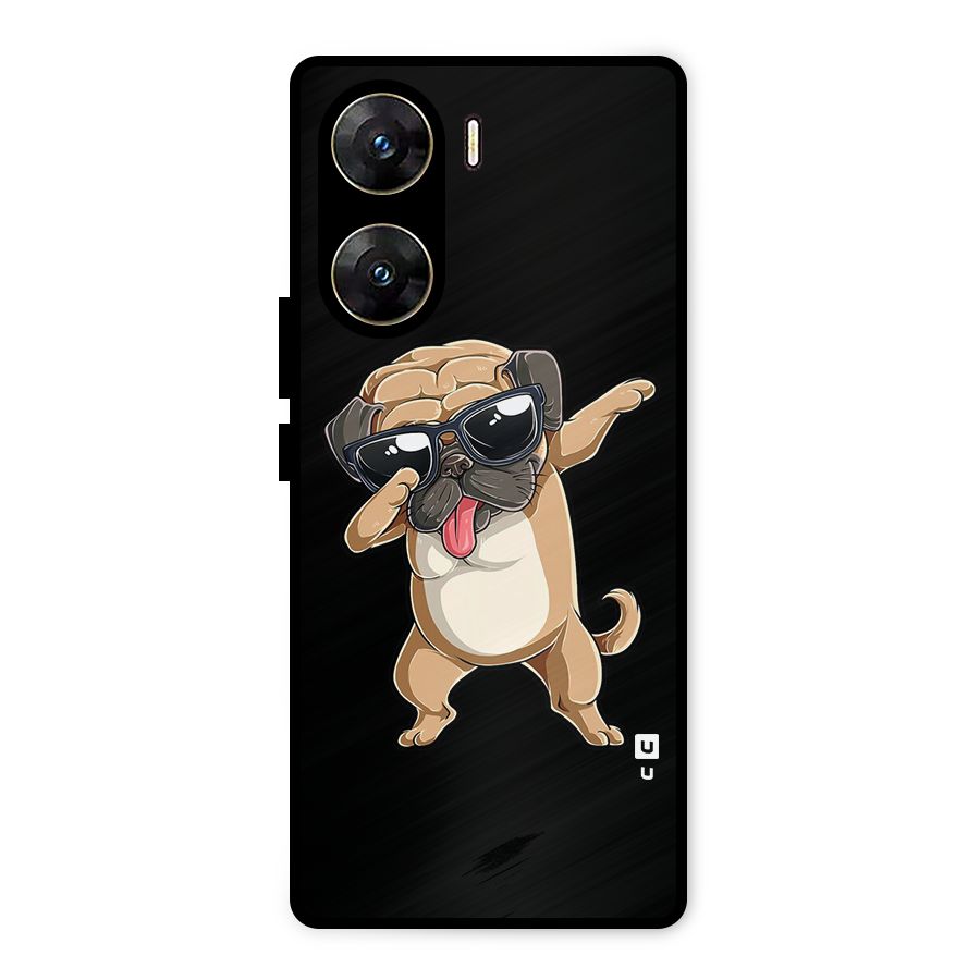 Dab Cool Dog Metal Back Case for Vivo V29e