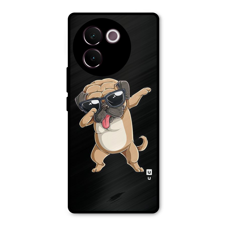 Dab Cool Dog Metal Back Case for Vivo V30e