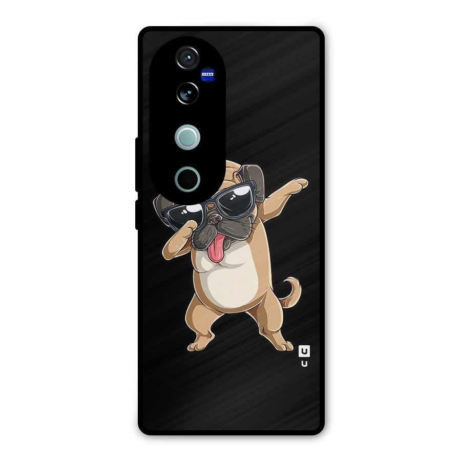 Dab Cool Dog Metal Back Case for Vivo V40
