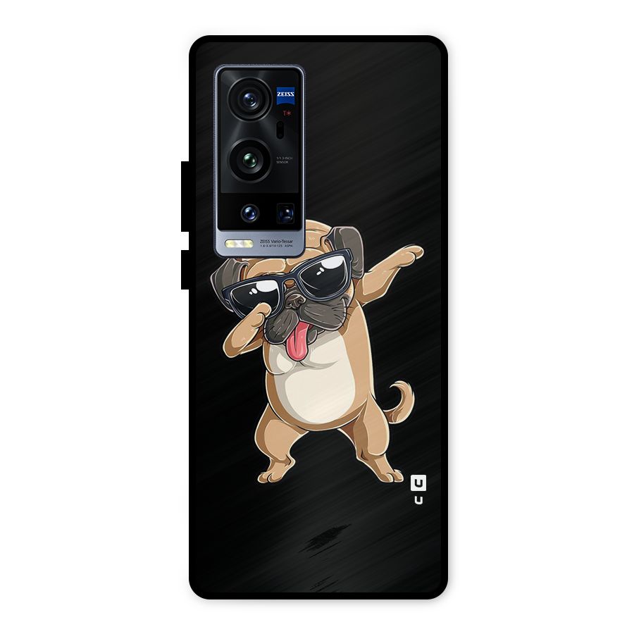 Dab Cool Dog Metal Back Case for Vivo X60 Pro Plus