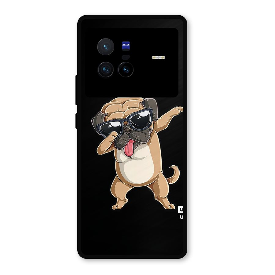 Dab Cool Dog Metal Back Case for Vivo X80