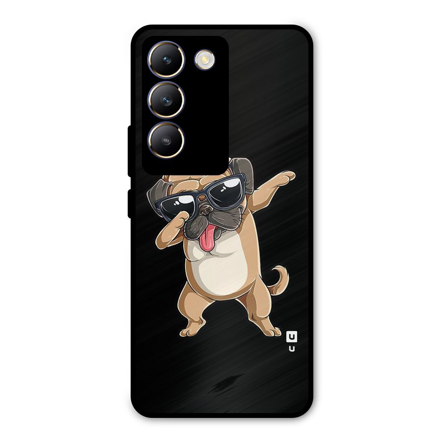 Dab Cool Dog Metal Back Case for Vivo Y200e