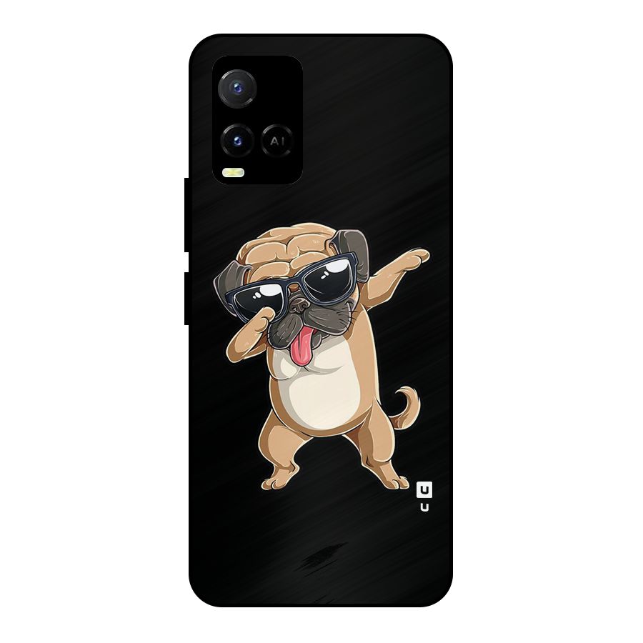 Dab Cool Dog Metal Back Case for Vivo Y21T