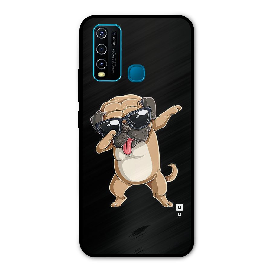 Dab Cool Dog Metal Back Case for Vivo Y30