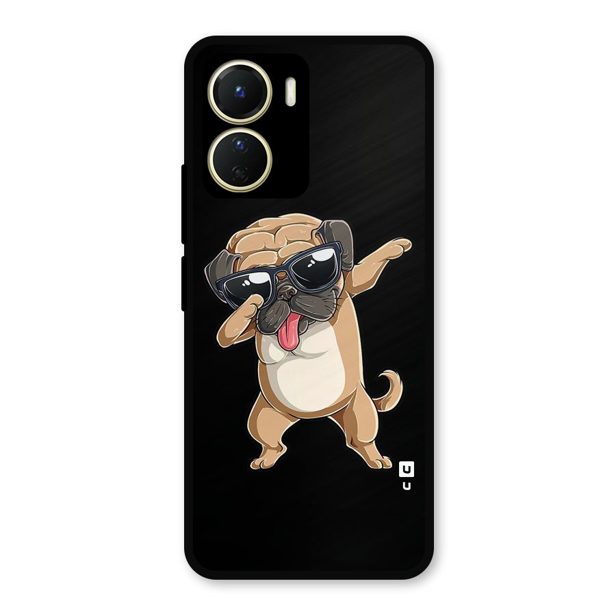 Dab Cool Dog Metal Back Case for Vivo Y56