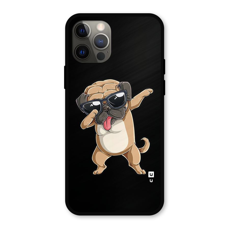 Dab Cool Dog Metal Back Case for iPhone 12 Pro