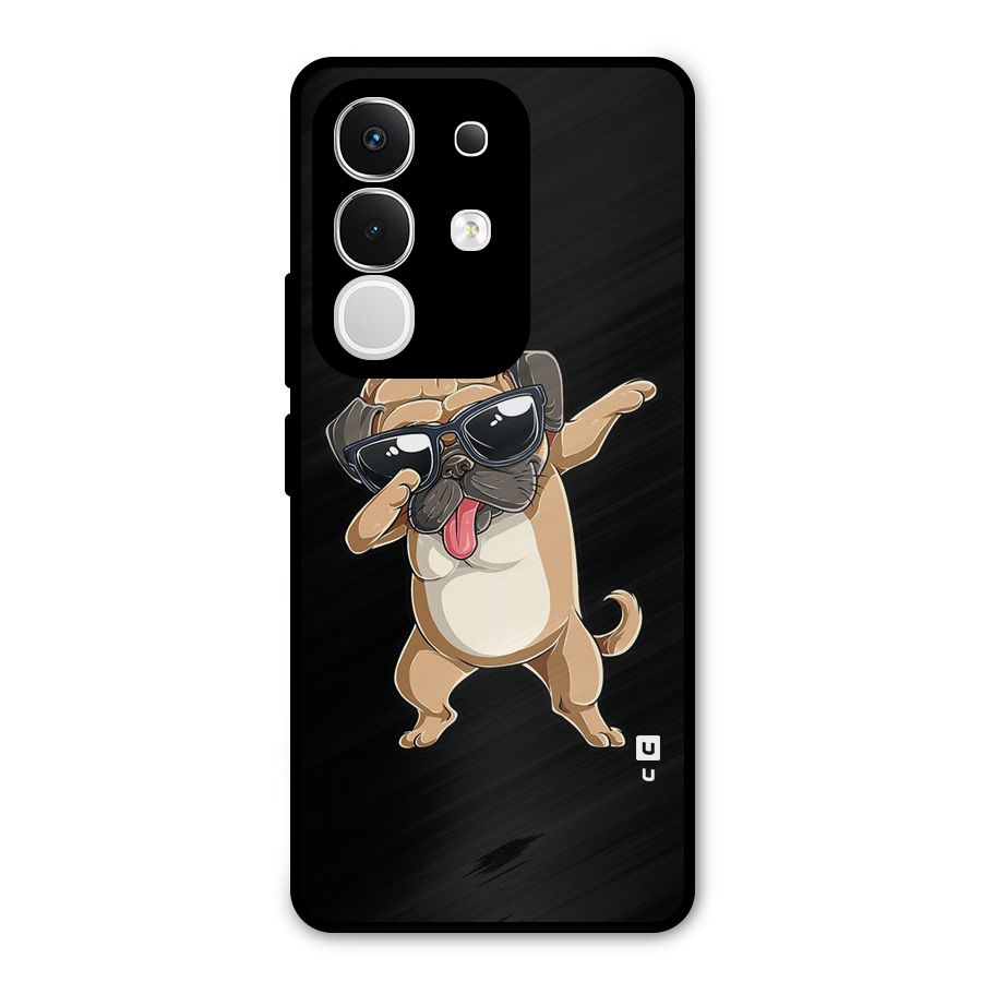 Dab Cool Dog Metal Back Case for iQOO Z10x