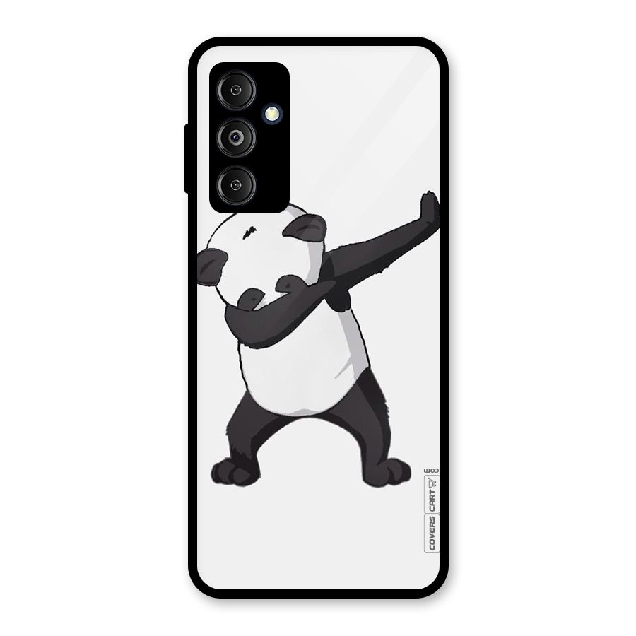 Dab Panda Shoot Glass Back Case for Galaxy M14 5G