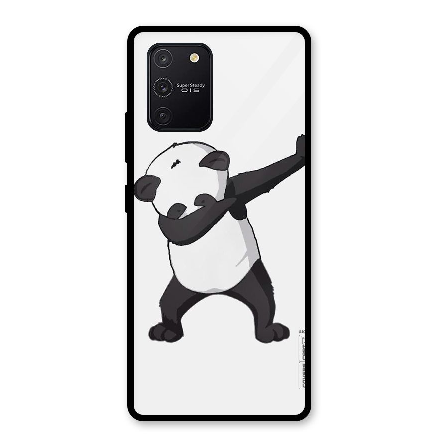 Dab Panda Shoot Glass Back Case for Galaxy S10 Lite