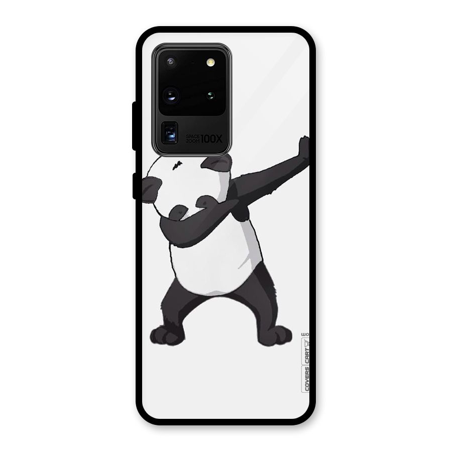 Dab Panda Shoot Glass Back Case for Galaxy S20 Ultra