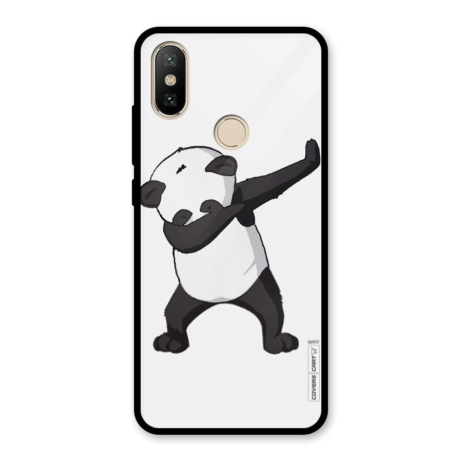 Dab Panda Shoot Glass Back Case for Redmi A2
