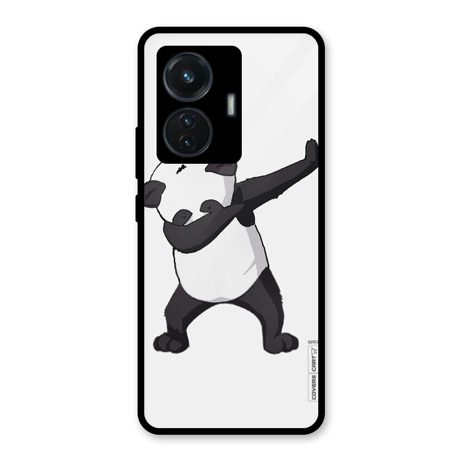 Dab Panda Shoot Glass Back Case for Vivo T1 44W
