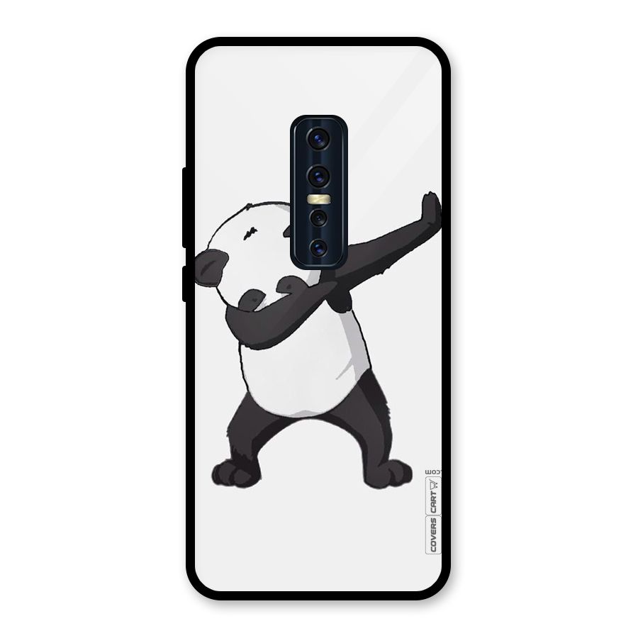 Dab Panda Shoot Glass Back Case for Vivo V17 Pro