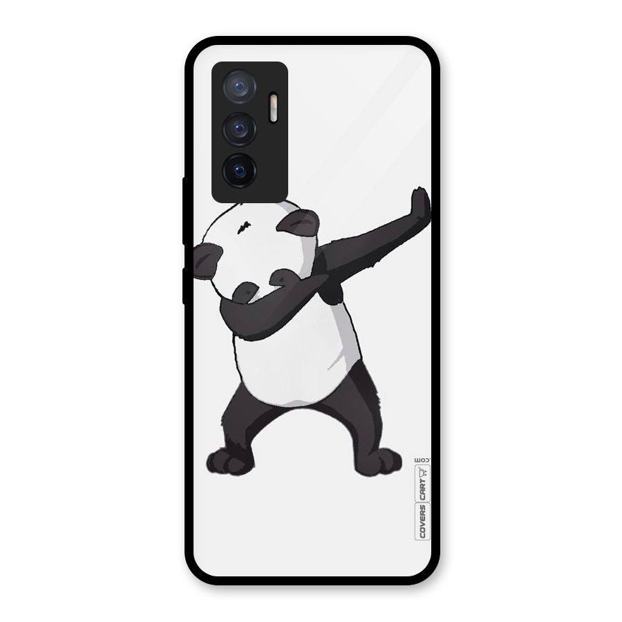 Dab Panda Shoot Glass Back Case for Vivo V23e
