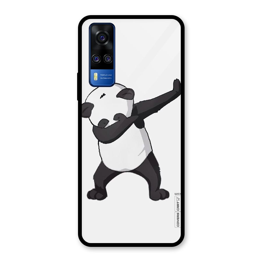 Dab Panda Shoot Glass Back Case for Vivo Y31