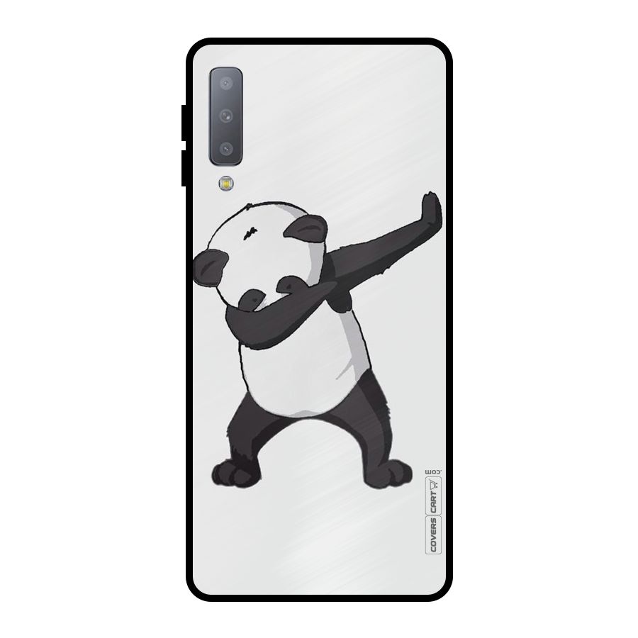 Dab Panda Shoot Metal Back Case for Galaxy A7 (2018)