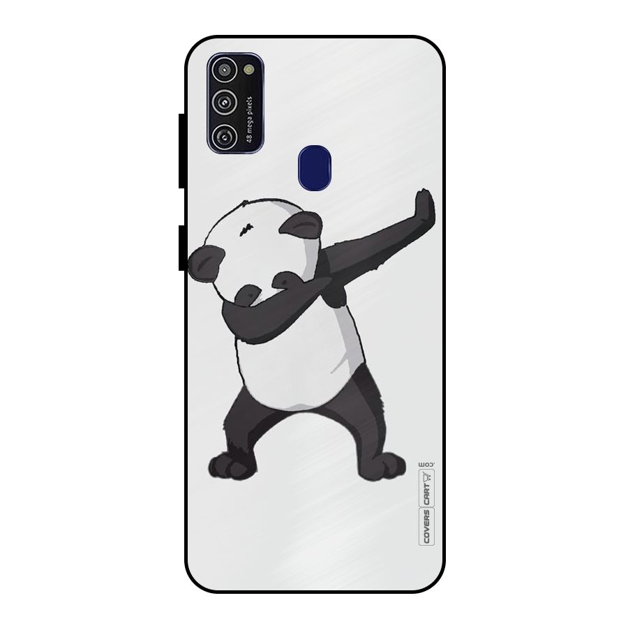 Dab Panda Shoot Metal Back Case for Galaxy M30s