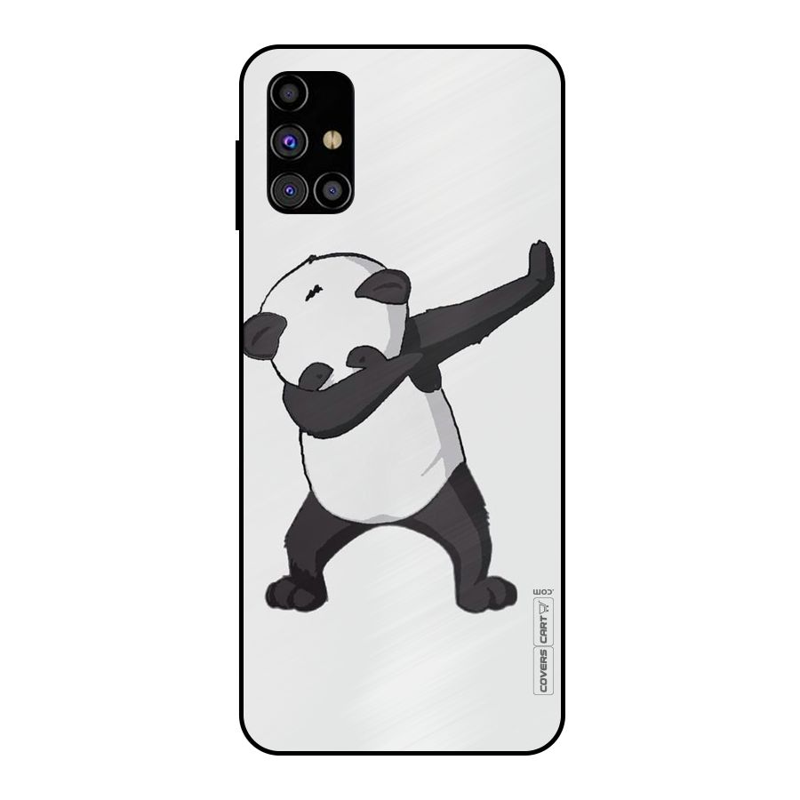Dab Panda Shoot Metal Back Case for Galaxy M31s