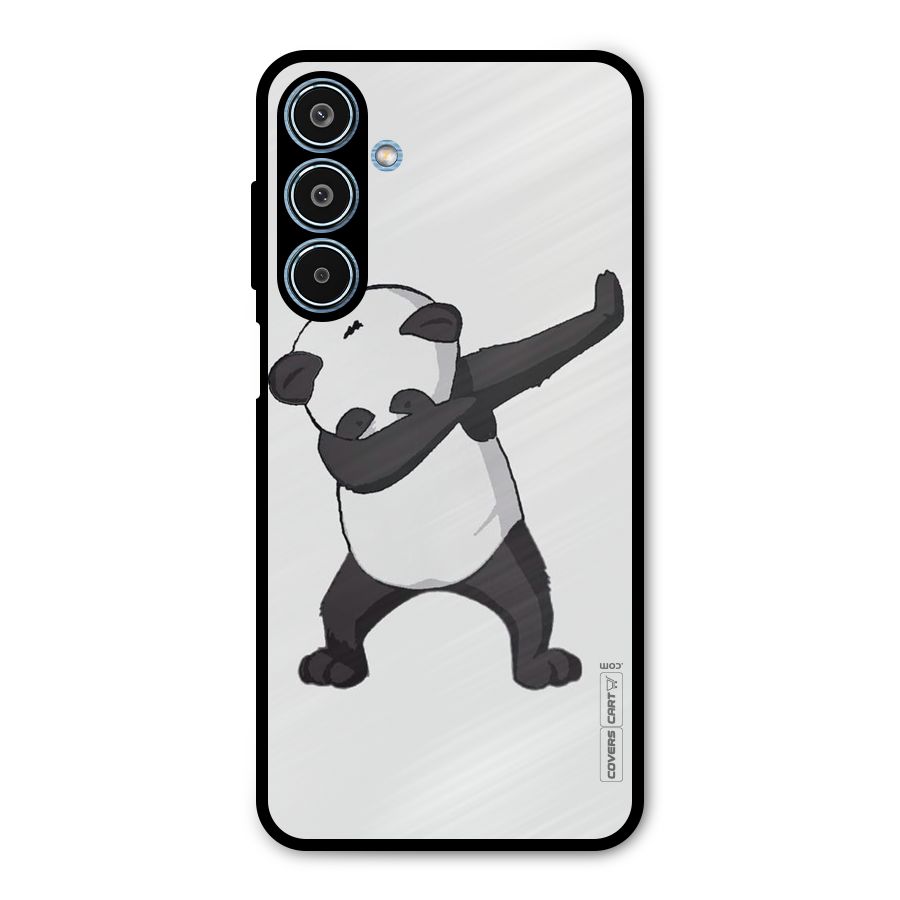 Dab Panda Shoot Metal Back Case for Galaxy M35