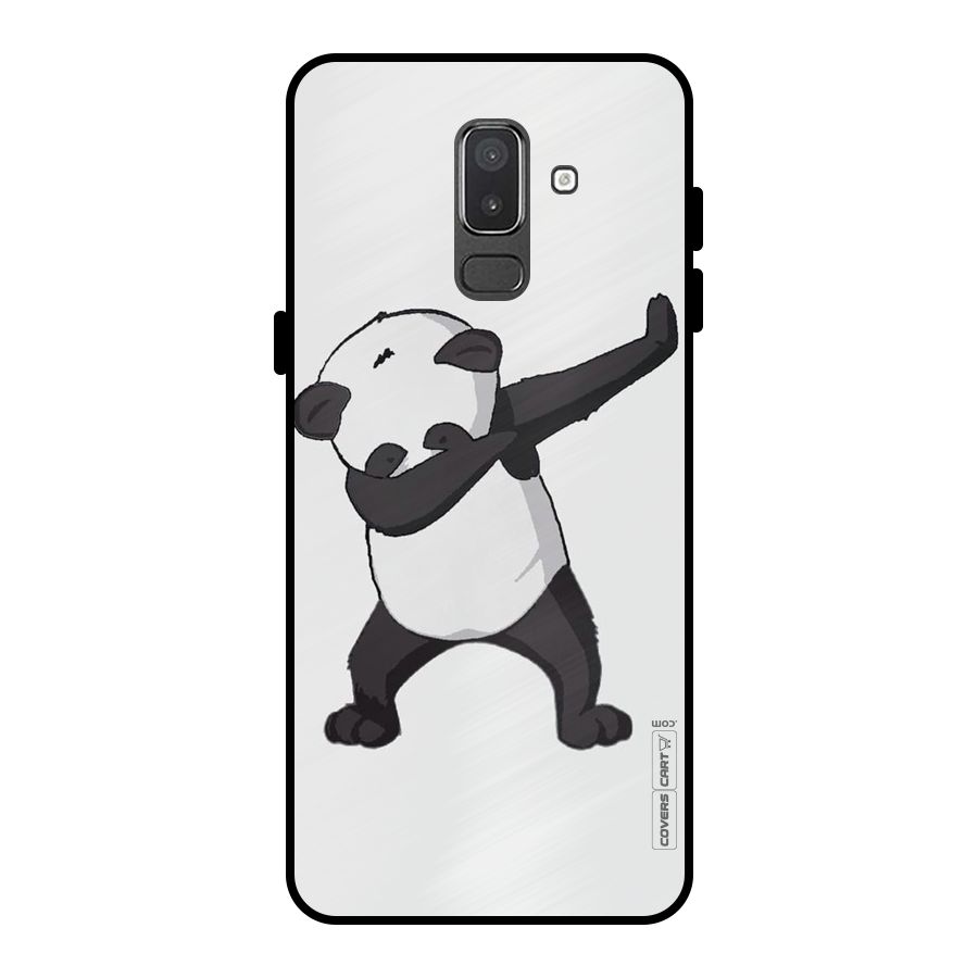 Dab Panda Shoot Metal Back Case for Galaxy On8 (2018)