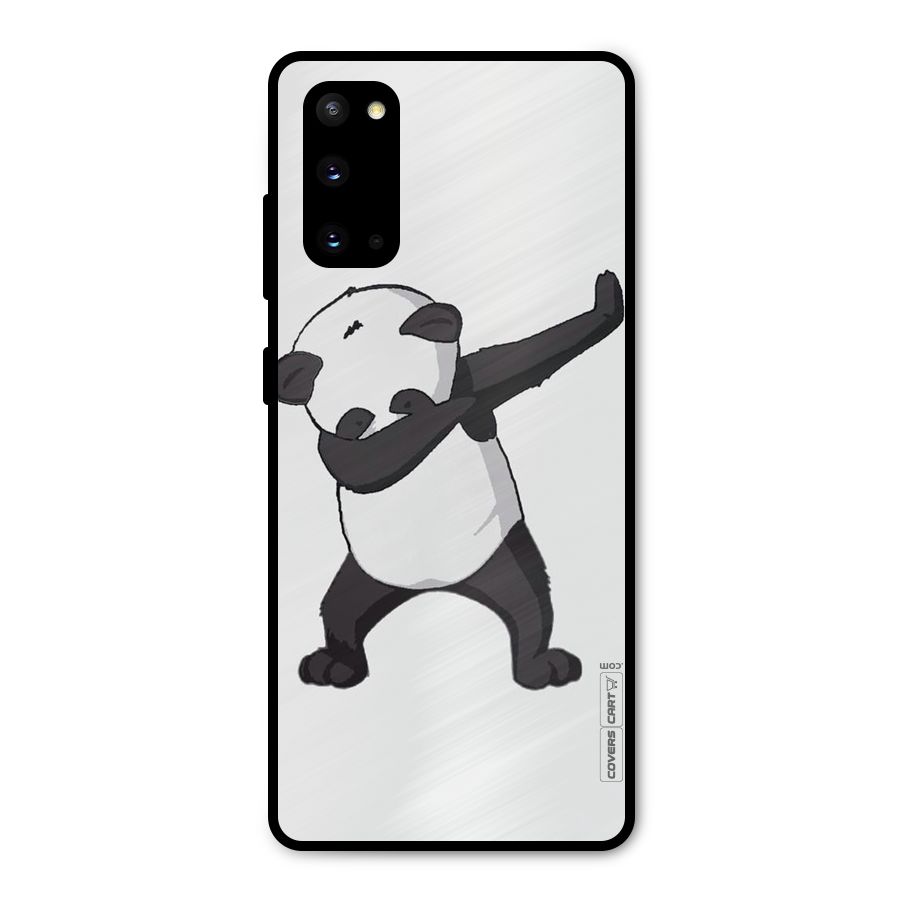 Dab Panda Shoot Metal Back Case for Galaxy S20