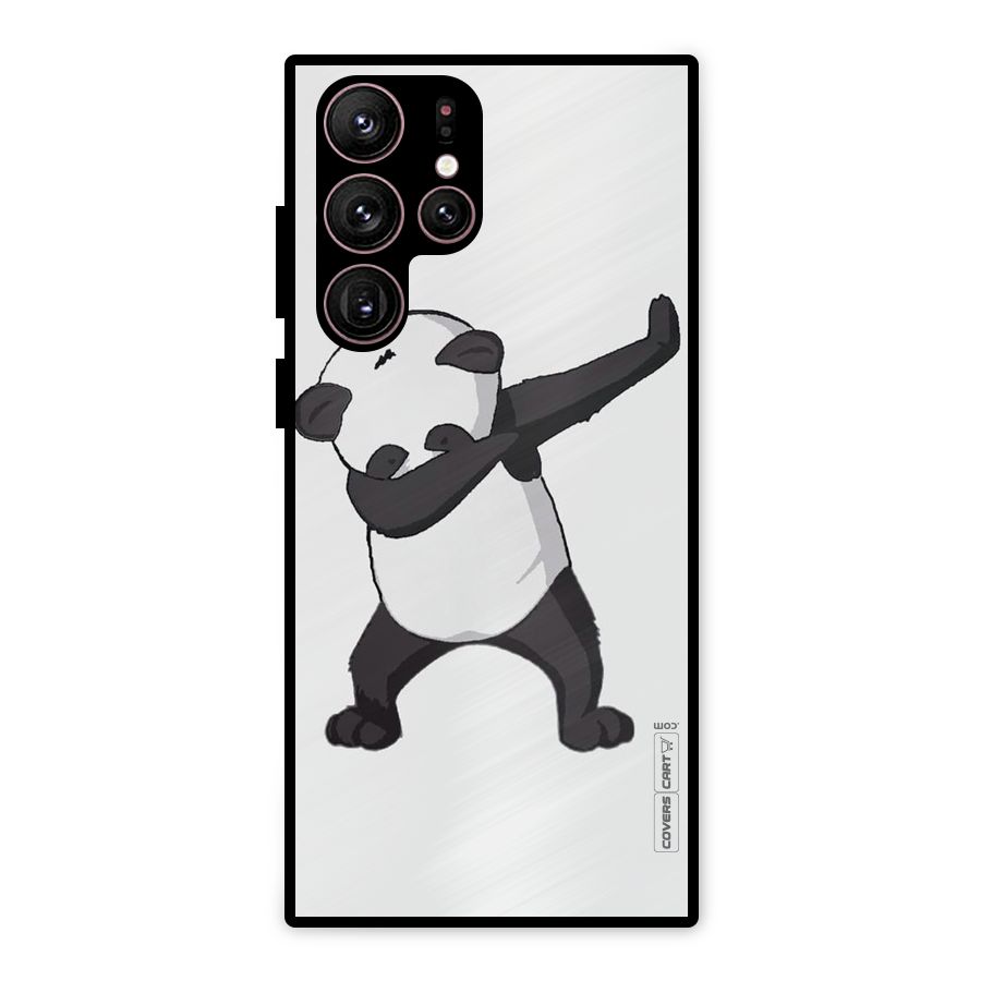 Dab Panda Shoot Metal Back Case for Galaxy S22 Ultra 5G