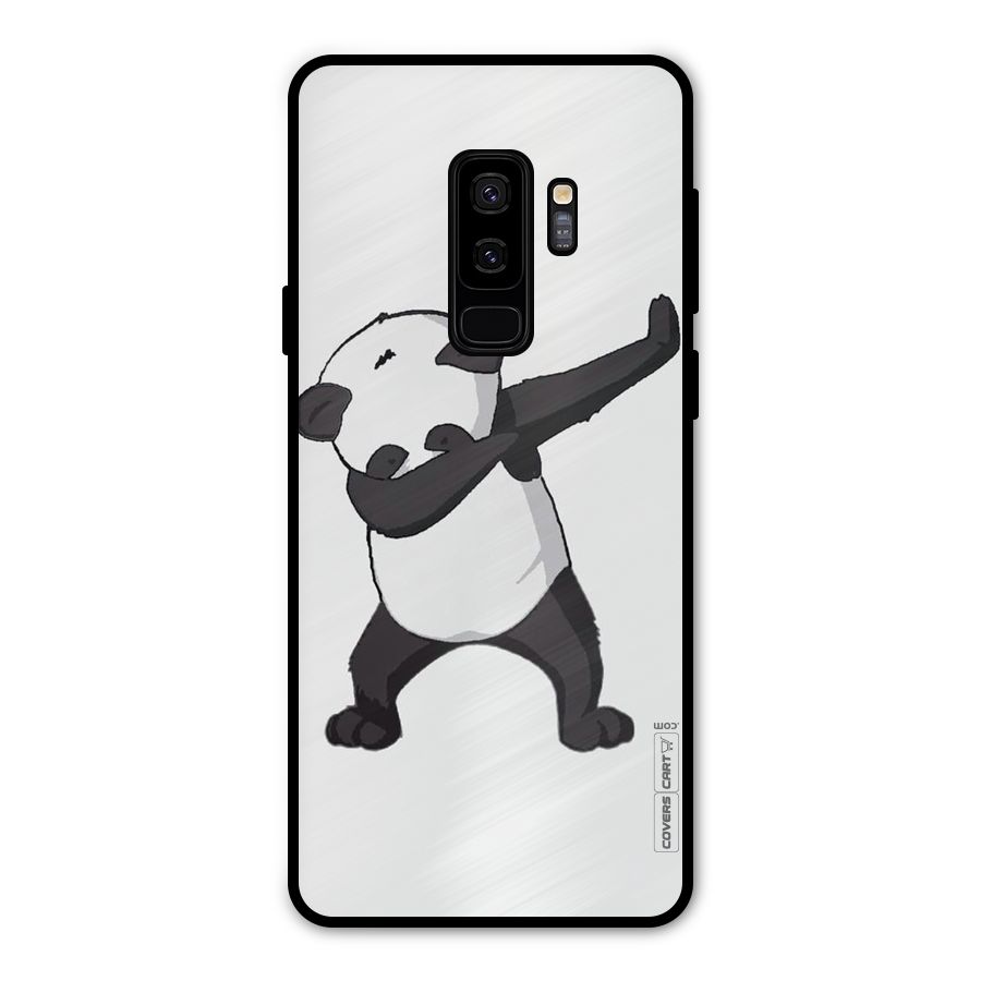 Dab Panda Shoot Metal Back Case for Galaxy S9 Plus