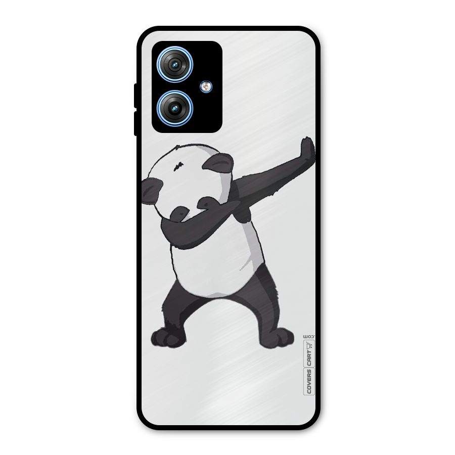 Dab Panda Shoot Metal Back Case for Moto G54